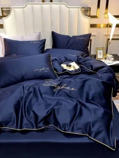 Súprava posteľnej bielizne z mikrovlákna s výšivkou Cotton World FHL-2599 160x200