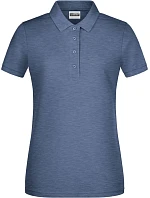 Daiber 8009 Dámske polo tričko z bio bavlny 02.8009 svetlo modrá džínsová melírovaná Daiber 8009 Dámske polo tričko z bio bavlny 02.8009 svetlo modrá džínsová melírovaná