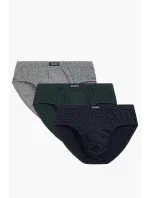 Atlantic 3MP-179 3-pack farba:smaragdová/čierna/sivá Atlantic 3MP-179 3-pack farba:smaragdová/čierna/sivá