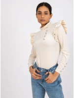 Blúzka DHJ BZ 6533A.44P svetlo béžová