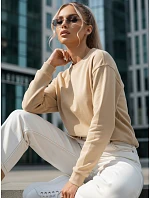 SWAN dámska mikina béžová FashionStreet BY1291