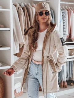 Dámska prechodná bunda GLAMOON béžová FashionStreet TY4811
