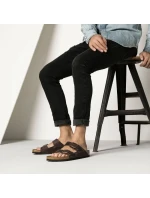 Úzke žabky Birkenstock Arizona Nubuk Habana (52533)