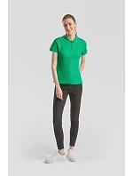 Fruit of the Loom Lady-Fit Premium Polo Dámske piqué polo 16.3030 athletic heather Fruit of the Loom Lady-Fit Premium Polo Dámske piqué polo 16.3030 athletic heather