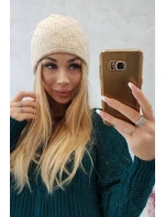 Čiapka Agata K222 svetlo béžová Čiapka Agata K222 svetlo béžová