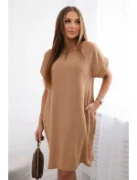 Šaty s vreckami Velbloud
