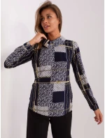 Košeľa LK KS 507450.91P tmavo modrá