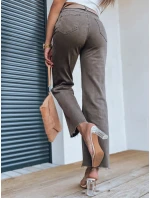 Dámske džínsové nohavice NARIN coffee FashionStreet UY1329