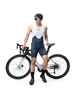 Rockbros YDDK009 pánske krátke cyklistické šortky s trakmi Veľkosť S - tmavomodré