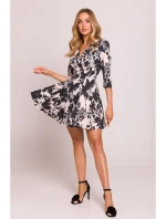 M849 Priliehavé mini šaty s potlačou - model 1