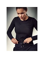 CASALL Essential Mesh Detail Tričko s dlhým rukávom čierne