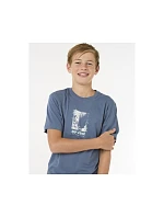 Tričko RIP CURL Raw Energy Frame Tee – chlapčenské, tmavomodré Tričko RIP CURL Raw Energy Frame Tee – chlapčenské, tmavomodré