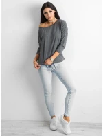 Blúzka RV BZ 4691.36P tmavo šedá