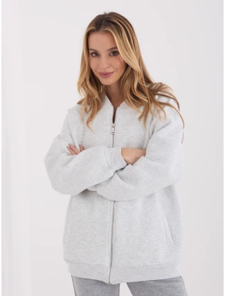 WT BL mikina A1454.84 svetlo šedá