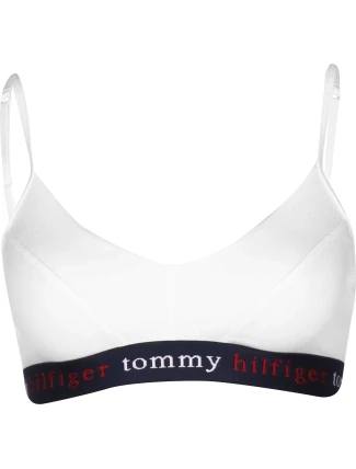 Podprsenka bez kostice UW0UW02230-YCD bielomodrá - Tommy Hilfiger