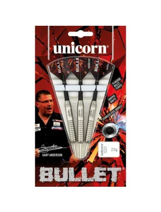 ŠPORT Šípky Unicorn Bullet z nerezovej ocele - Gary Anderson 22g:27520|24g:27521|26g:27522 - Bullet