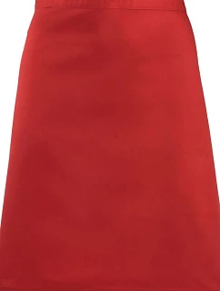 Premier PR 151 Krátka zástera po pás „Colours“ 39.0151 červená