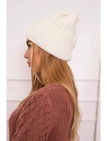 Fleecová čiapka Anna K238 ecru