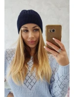 Tenká čiapka Grace K211 tmavo modrá