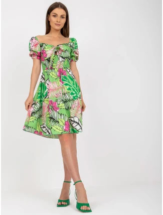 Šaty DHJ SK 15836.51 svetlozelená