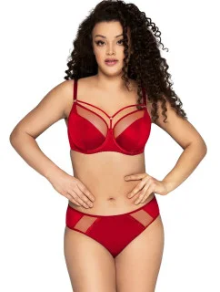 Dámska podprsenka semi soft Iris 1030/1 červená - Ava