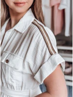 SUNNI LOVE biele ľanové maxi šaty FashionStreet EY2608