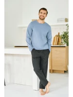 3474 PÁNSKE DLHÉ PYŽAMO LORENZO M-2XL