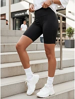 Dámske legíny s vysokým pásom, elastické, čierne, FashionStreet SY0586