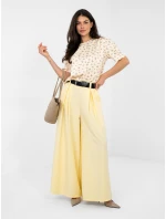 Nohavice IT SP 19963.32 svetložltá