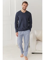 3670 Pánske dlhé pyžamo DORIAN 5XL–6XL 3670 Pánske dlhé pyžamo DORIAN 5XL–6XL