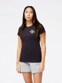 New Balance Sport Core Arch Cotton ATH BK W WT31804BK dámske tričko