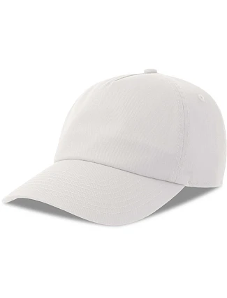 Atlantis Headwear Dad Hat-S Five – 5-panelová bejzbalová čiapka 33.0297 biela Atlantis Headwear Dad Hat-S Five – 5-panelová bejzbalová čiapka 33.0297 biela