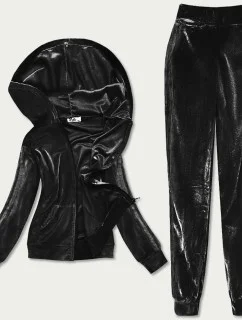 Čierny dámsky velúrový dres (81224)