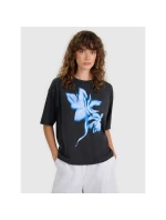 Dámske tričko oversize s potlačou 4F 4FRSS25TTSHF2747-20S