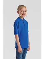 Fruit of the Loom Kids 65/35 Polo Detské piqué polo 16.3417 kráľovská modrá