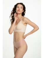 Bezšvové nohavičky Mousse Maxi peach - Julimex