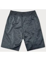 Pánske šortky s potlačou Dark Grey (8K1120-5)