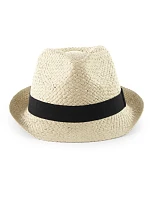 Beechfield B 720 Klobúk s pleteným vzhľadom „Festival Trilby“ 53.0720 natural Beechfield B 720 Klobúk s pleteným vzhľadom „Festival Trilby“ 53.0720 natural