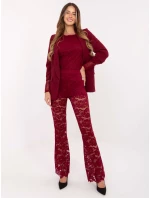 MI SP K69 3.21P bordové nohavice