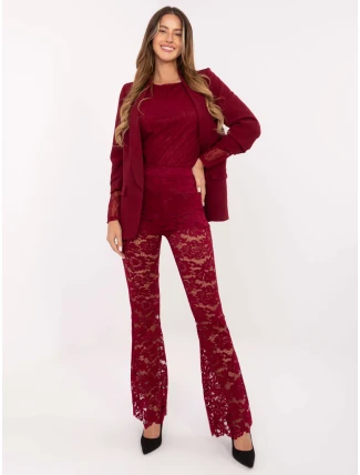 MI SP K69 3.21P bordové nohavice