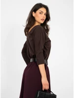 Blúzka RV BZ A1189.24 tmavohnedá