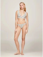 Dámska plavková podprsenka UW0UW05270 0F9 ecru s potlačou - Tommy Hilfiger