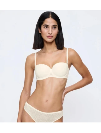 dámska podprsenka Signature Sheer Bra WDP - WHITE - ecru 1595 - TRIUMPH dámska podprsenka Signature Sheer Bra WDP - WHITE - ecru 1595 - TRIUMPH