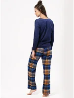 Pyžamo Key LNS 937 B24 Flanelové dlhé/r S-XL ženy