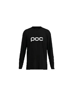 Tričko POC L/S Tee, čierne