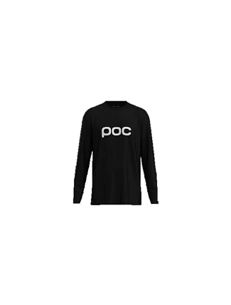 Tričko POC L/S Tee, čierne