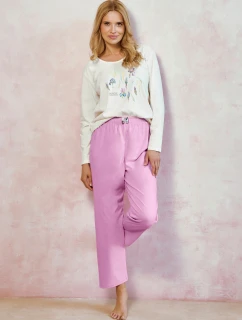 3459 DÁMSKE DLHÉ PYŽAMO MONICA S-XL