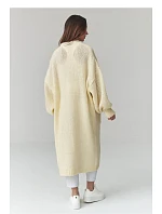 Zapínanie svetra model 226876 Makadamia