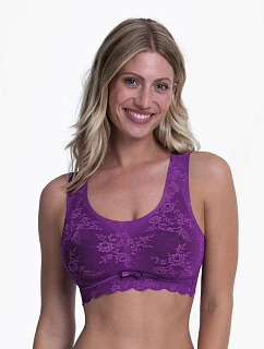 Esenciálna čipkovaná braletka s penovou výstužou 5400 magic purple - Anita Classix