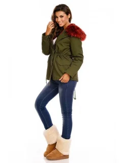 Luxusná dámska bunda V682 2v1- Gemini